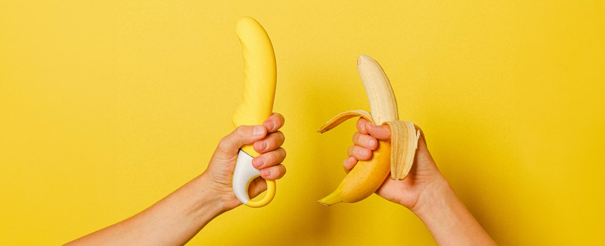 Sex toy and Banana