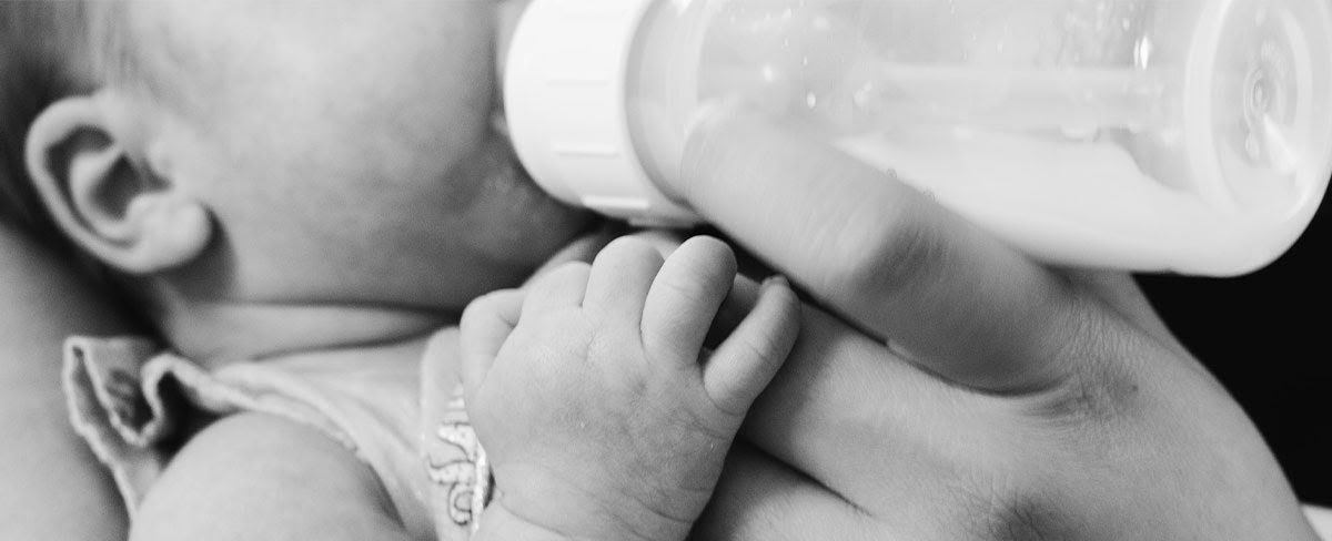 Baby bottle feeding